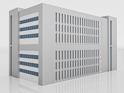 现代其他公共建筑 建筑楼房 办公楼 厂房