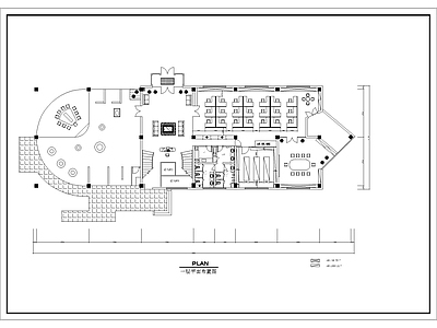 现代整体办公空间 某办公楼装修图 施工图