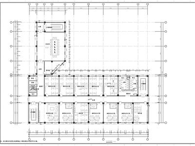 中式学校建筑 藏式教辅用房 施工图