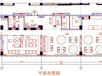 现代工装图库 餐厅平面方案 餐厅平面布置 餐厅平面图 餐厅平面布局 餐厅平面图 施工图 工装图库