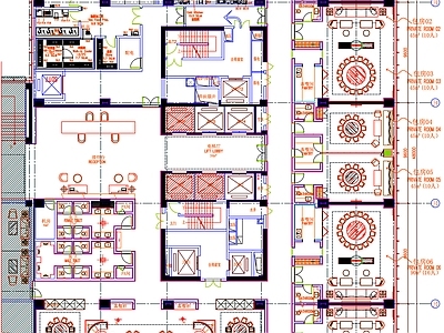 现代工装图库 餐厅平面图 餐厅平面方案 餐厅平面布置 餐厅平面图 餐厅平面布局 施工图 工装图库