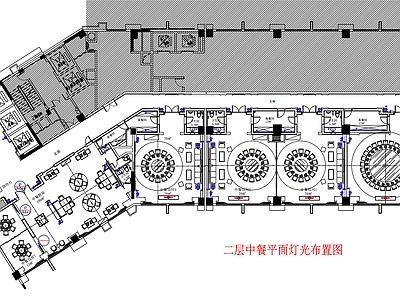 现代工装图库 餐厅平面图 餐厅平面方案 餐厅平面布置 餐厅平面图 餐厅平面布局 施工图 工装图库