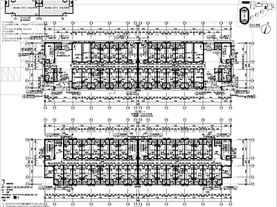 现代其他居住建筑 高校楼建施图 施工图