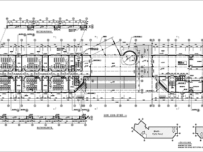现代学校建筑 实验楼综合楼建施 施工图