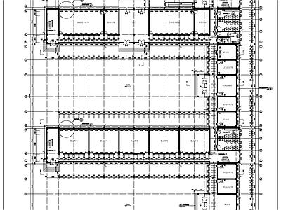 现代学校建筑 小学教学楼建施 施工图