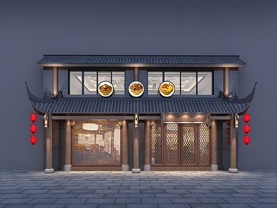 中式古建 中式门头