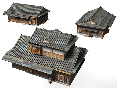 日式中式古建 古代建筑