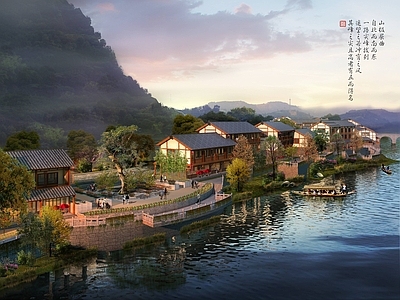 新中式中式古建 度假村 古建民宿