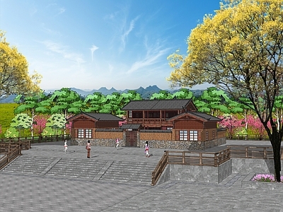 新中式四合院 四合院