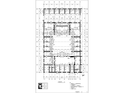 新中式四合院 中式四合院 施工图