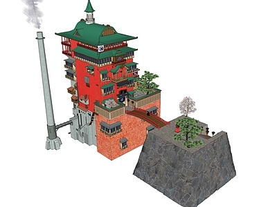 日式风格建筑 电影场景