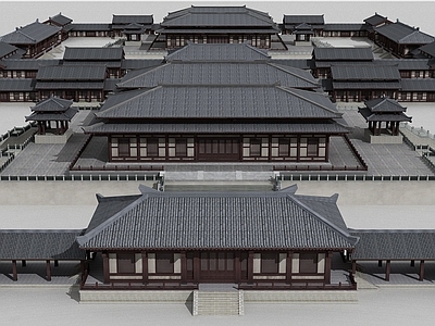 中式古建 古建 宫殿 四合院