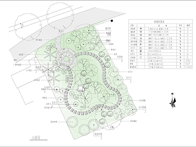 现代公园景观 小公园 施工图