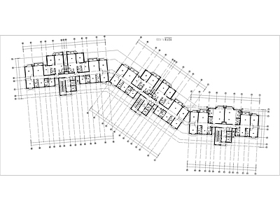 现代住宅楼建筑 高层建筑住宅楼 人才公寓 自建房 施工图