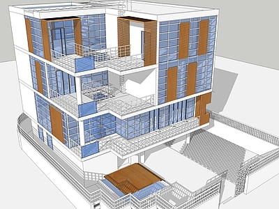 现代其他商业建筑 商业