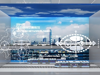 现代其他展厅 现代交通枢纽展厅