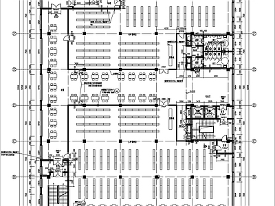 现代图书馆建筑 现代图书 施工图
