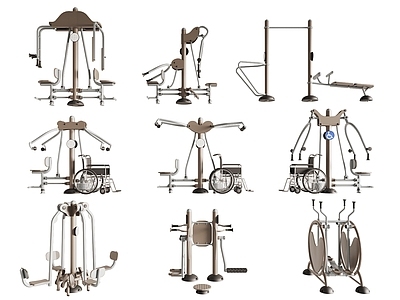 运动器材 残疾人健身器材 无障碍健身设备 运动器械 公共健身设备