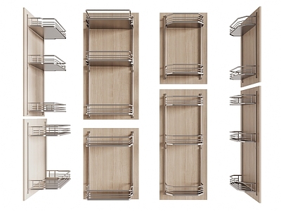 现代柜门 柜 柜隔板架 橱柜五金件 柜储物架 挂板式
