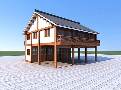 中式古建 单体古建