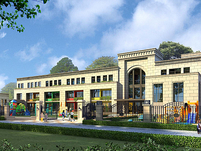 现代幼儿园建筑 3层幼儿 施工图