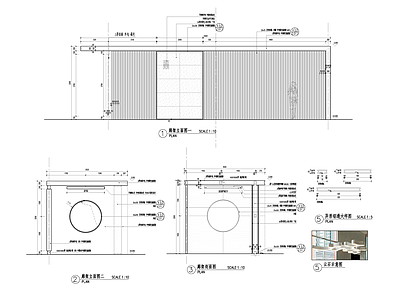 现代廊架 廊架 施工图
