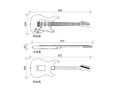 现代剧院 乐器吉他设计 乐器吉他结构 乐器吉他材质 乐器吉他音色 乐器吉他细节 施工图 剧院