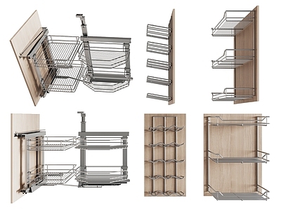 橱柜 橱柜拉篮 抽屉拉篮 厨房转角柜拉篮 置物架储物架 家具五金件