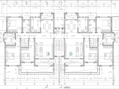 现代住宅楼建筑 高层建筑 联排建筑 施工图