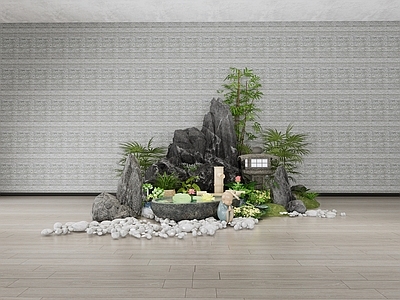 植物组合 造景 旱景