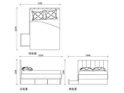 现代沙发 双人设计 双人结构 双人材质 双人尺寸 双人转换机 施工图