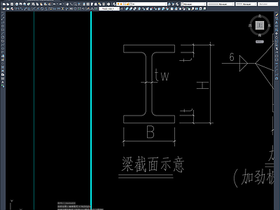 钢结构 某钢框架办公室 施工图