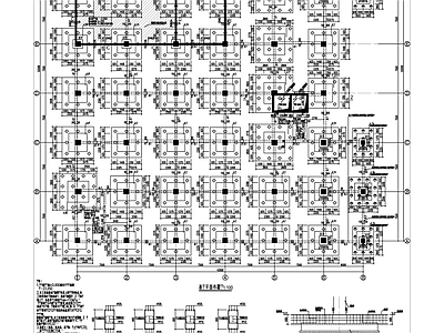混凝土结构 图书馆结构图 施工图
