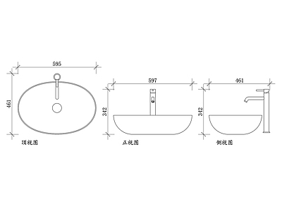 现代卫浴设施 椭圆形面盆设计 椭圆形面盆结构 椭圆形面盆材质 椭圆形面盆尺寸 椭圆形面盆安装 施工图
