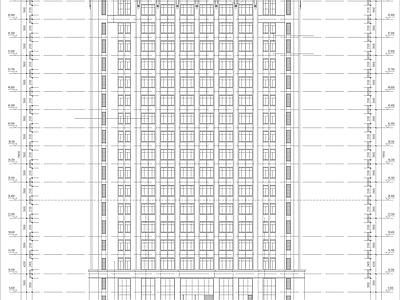 现代住宅楼建筑 高层建筑 自建房 人才公寓 高层住宅 施工图