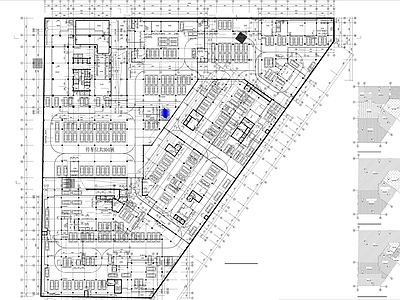 现代其他工装空间 地下车库 小区地下车库 公建地下车库 施工图