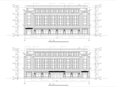 现代住宅楼建筑 多层建筑 住宅建筑 会所 办公建筑 施工图