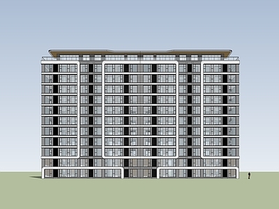 现代多层住宅 现在住宅