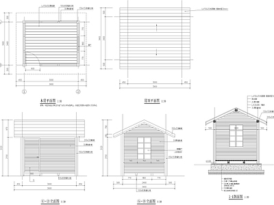 现代其他商业建筑 小木 施工图