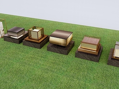 现代新中式景观灯 入口精致灯具 酒店地产灯具 景观品质灯具 景观灯 入口景观灯柱
