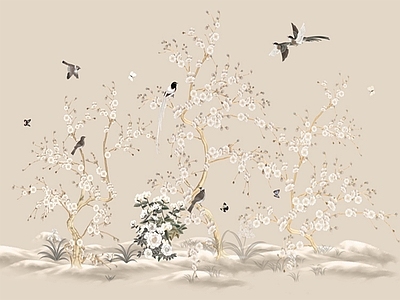 新中式现代硬包 墙体背景墙画 水硬包 硬包背景墙 艺术硬包 刺绣硬包