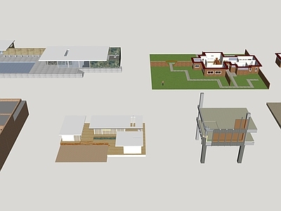 现代轻奢风格建筑 特色建筑 大师建筑 住宅建筑 高端建筑 现代建筑