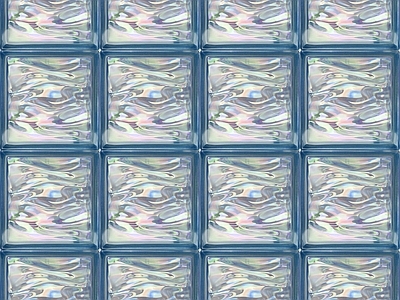 现代玻璃砖 大块砖 炫彩砖 磨砂炫彩砖