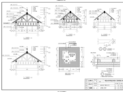 现代其他商业建筑 林间木屋做法详图 施工图