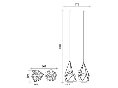 现代办公景观 悬挂式盆设计 悬挂式盆结构 悬挂式盆材质 悬挂式盆尺寸 悬挂式盆安装方 施工图 办公工业景观