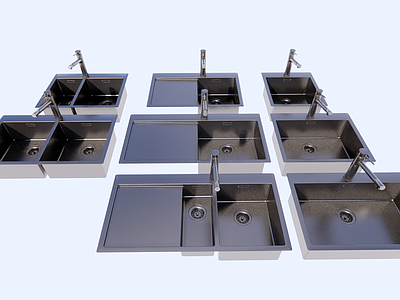 厨房用品组合 水槽集合 厨房水槽