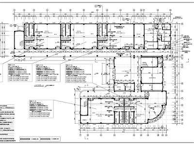 现代幼儿园建筑 第二幼儿园建施图 施工图