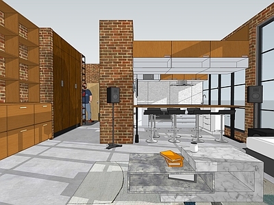 现代美式多层住宅 LOFT 工业风