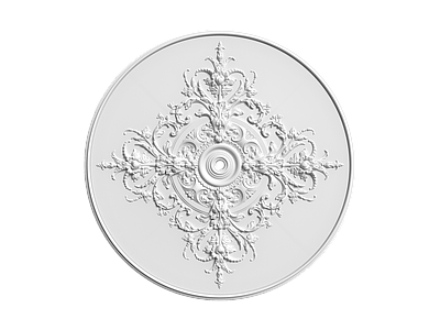 法式欧式雕花 灯盘 石膏构件