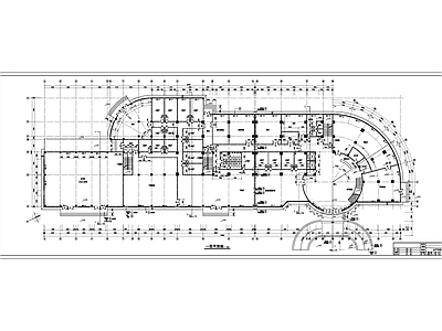 现代酒店建筑 餐饮建筑 施工图